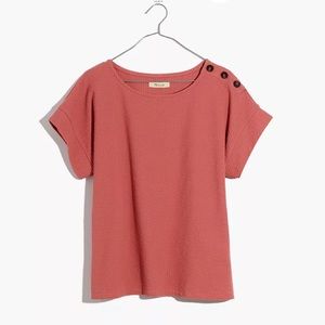 Madewell seersucker top
